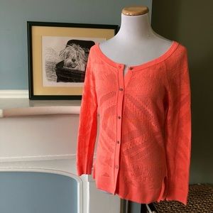 American Eagle Peach-Colored Summer Cardigan